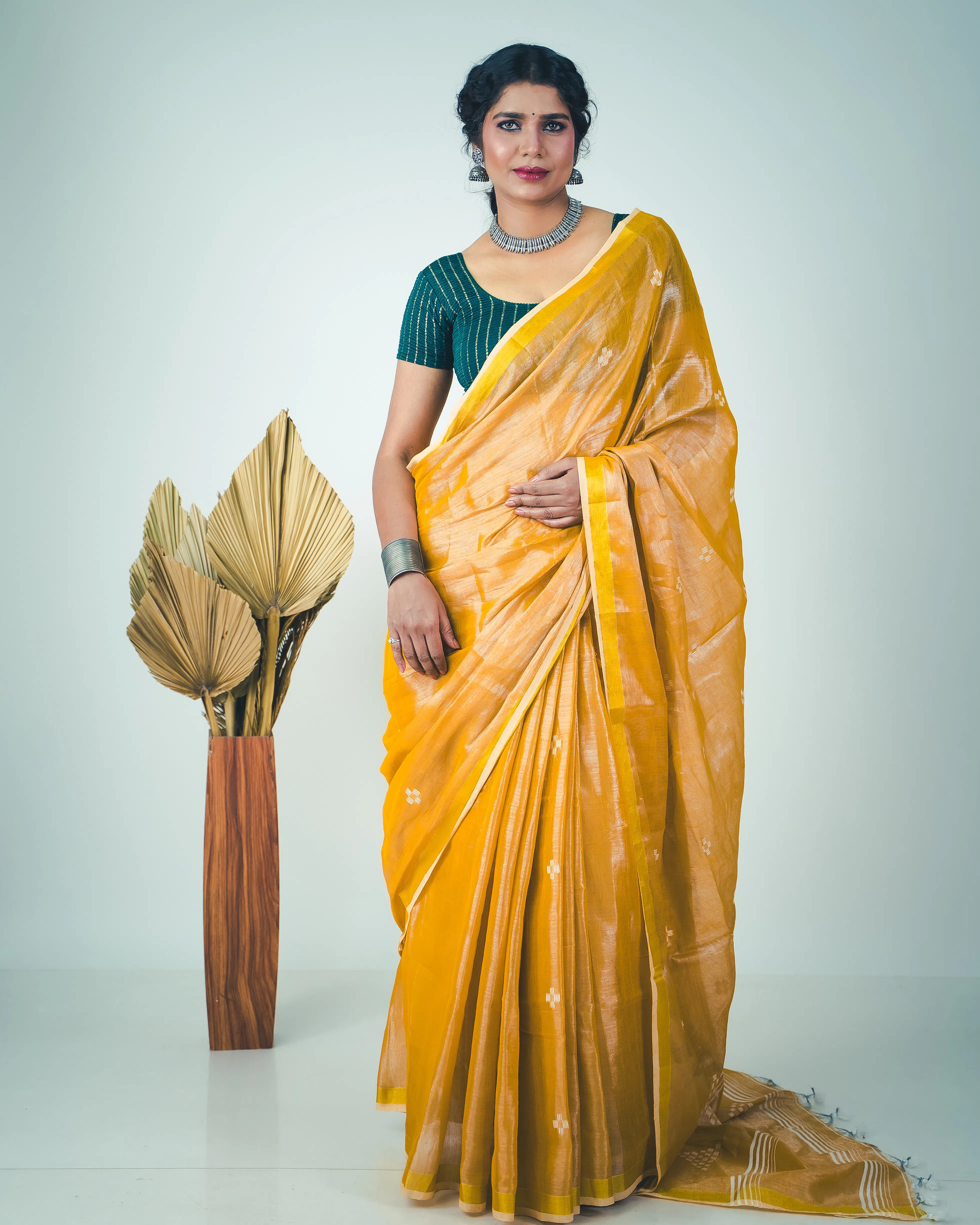 Tissue sarees